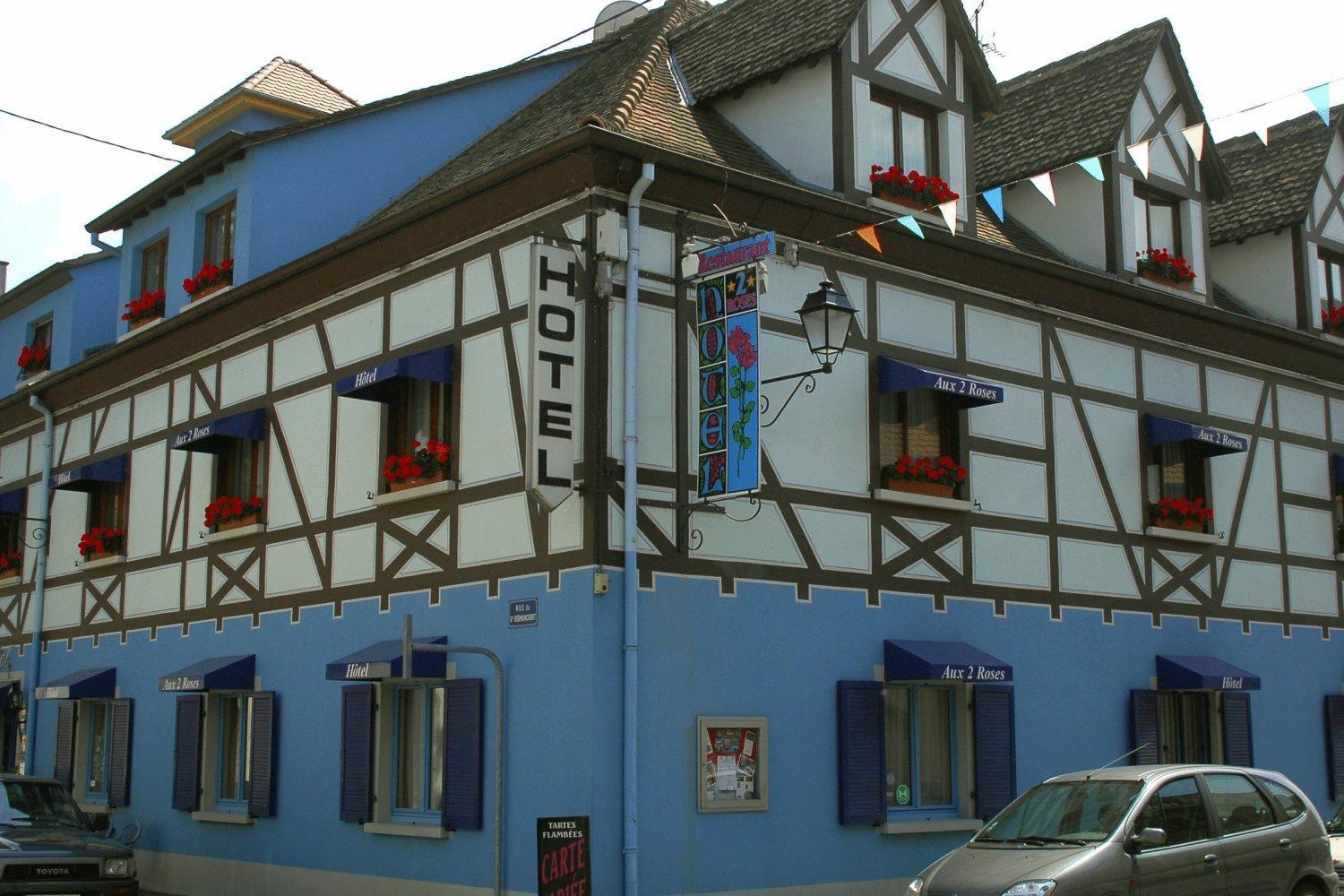 Hotel Restaurant Aux Deux Roses Neuf-Brisach Exterior photo